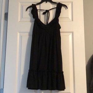 Black cotton dress